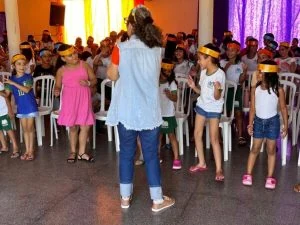 Palestra Maio Laranja para crianças em Israelândia / GO